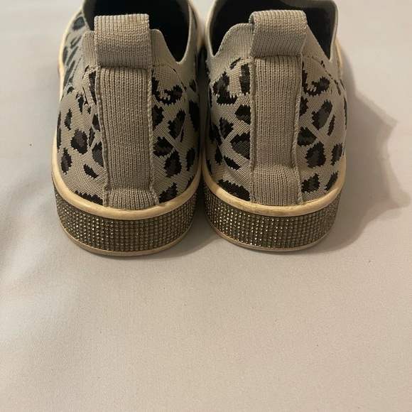 bernie mev. Cream and Black Slip-On Sneakers - Picture 3 of 6